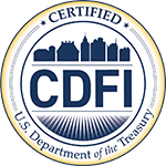 CDFI Certified badge.
