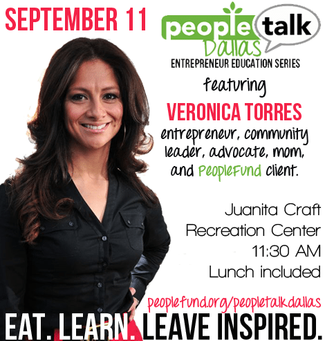 NEW PeopleTalk with Veronica Torres FB graphic