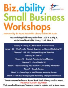Biz. ability: Strategic Planning for Small Business @ Round Rock Public Library | Round Rock | Texas | United States