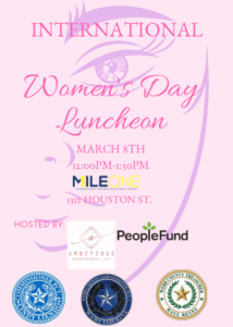 Laredo: International Women's Day Celebration @ MileOne IBAC